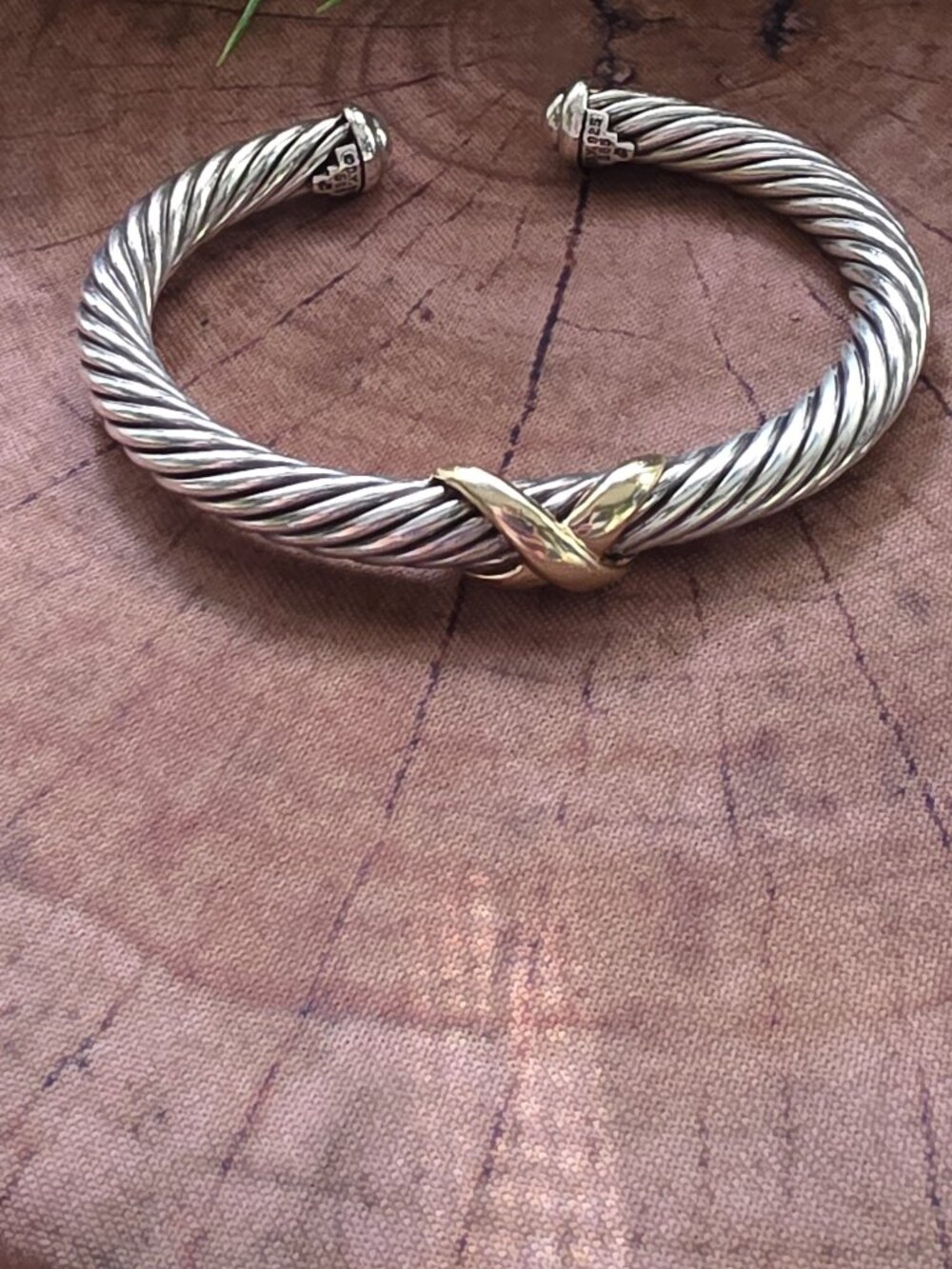 David Yurman X Classic Cable Station Bracelet 7mm – Large - Picture 5 of 7